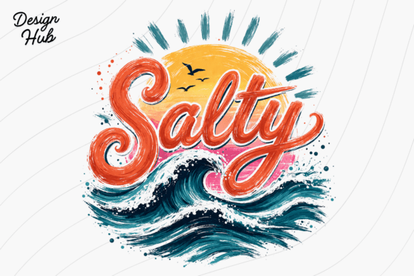 Bring the Coast to Your Canvas with Salty Beach Waves