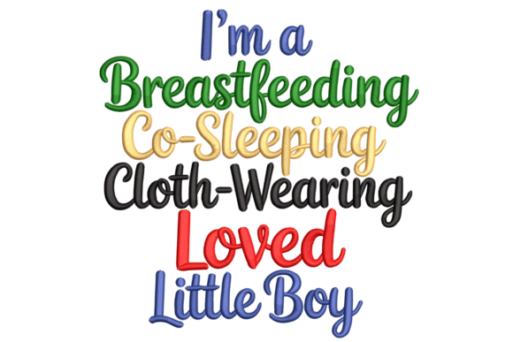 Celebrate Attachment Parenting with Embroidery