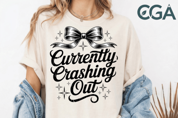 Currently Crashing Out PNG: The Design Asset for Modern Burnout