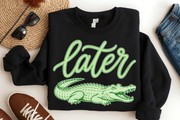 Later Gator PNG: A Southern-Flavored Trendy Animal Quote Tee