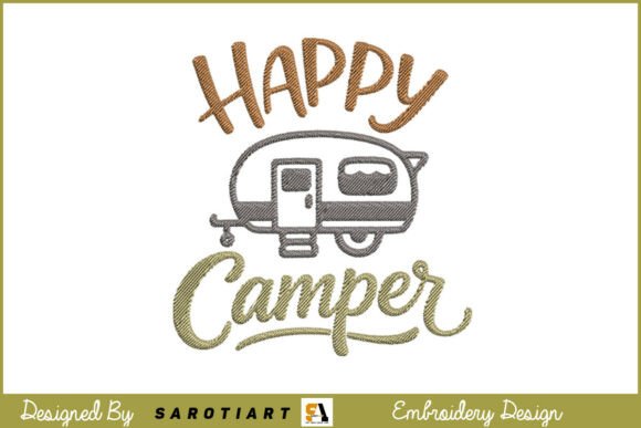 The Happy Camper Vintage Trailer: A Font for Wanderlust