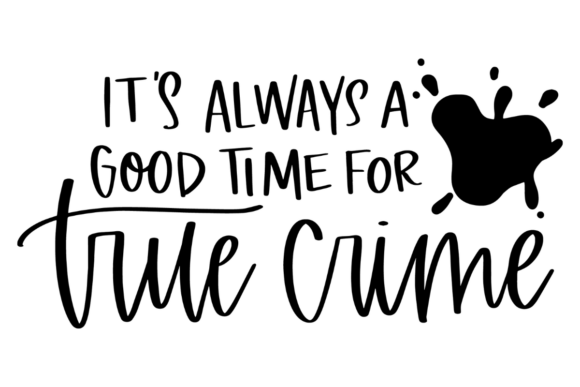 True Crime Junkie SVG: A Font for the Obsessed
